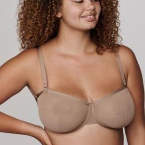 CUUP Balconette Sheer Underwire Bra